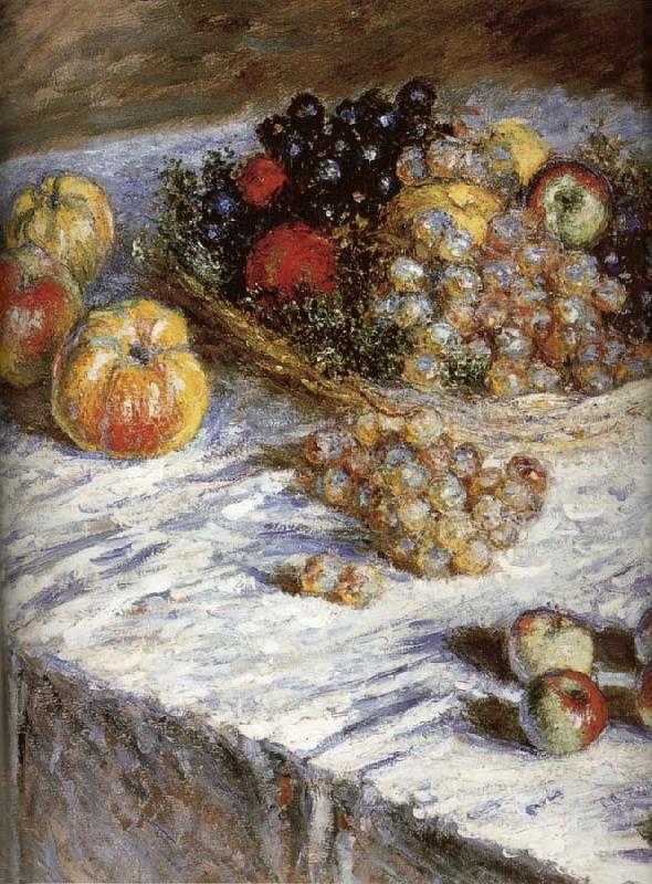 Claude Monet Pears and grapes oil painting image